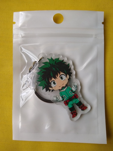 Imagen 2 de 2 de Llaveros Acrílicos My Hero Academia Modelo Deku