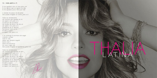Thalía - Latina Con Cancionero Y Cd Extra Con Remixes Regalo