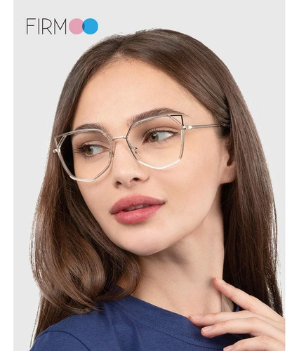 Gafas De Lectura Firmoo Estilo Gato Púrpura Dorado 0.0x