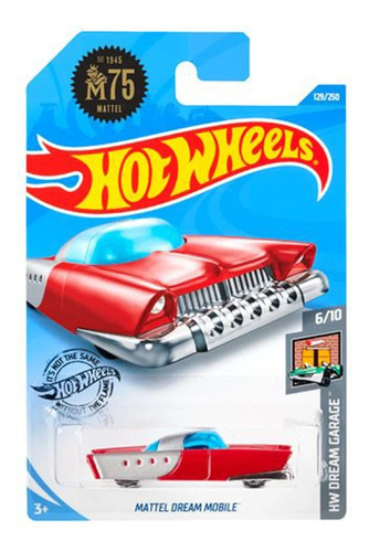 Hot Wheels Mattel Dream Mobile 75° Hw Dream Garage 