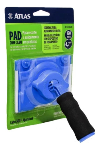 Pad Flocado Para Recorte De Pinturas Atlas 360 Graus