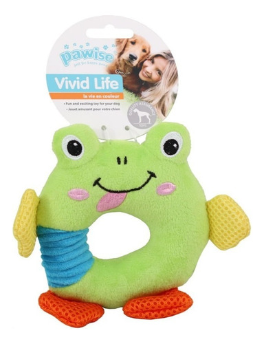 Peluche Para Mascotas Pawise D4044 Color Verde