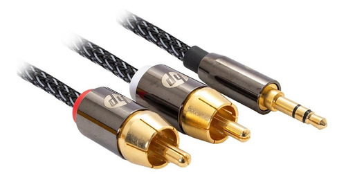 Cable Auxiliar Hp Pro 3.5 A Rca Audio 1,5mts - Revogames  