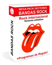 Comprar Pack Vectores Logos Bandas Rock Internacional Sublimar