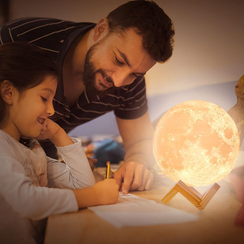 Lámpara De Luna 128 Colores Regalos Para Niños Y Adolescente Color De La Estructura Color De La Pantalla