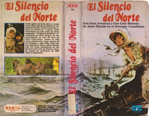 El Silencio Del Norte Vhs Ellen Burstyn Tom Skerritt 1981