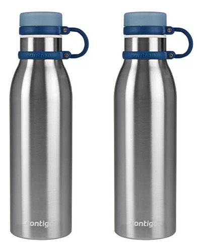 2 Botellas Térmicas Contigo Matterhorn 600ml Acero Frío/cal