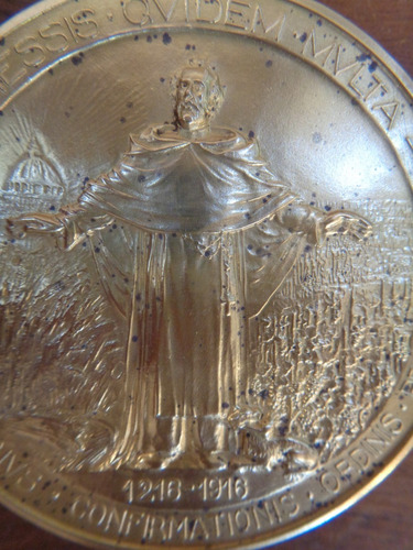 Imagen 6 de 10 de Antigua Medalla Honorio Tercero De 1916 Firmada