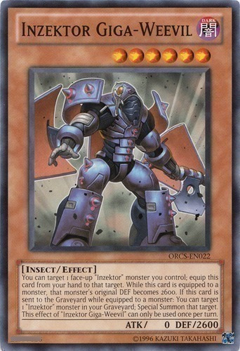 Inzektor Giga-weevil (orcs-en022) Yu-gi-oh!