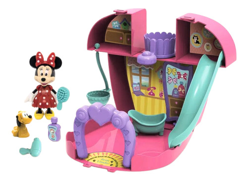 Playset Pet Shop Da Minnie C/ Acessórios E Boneco Pluto 1178