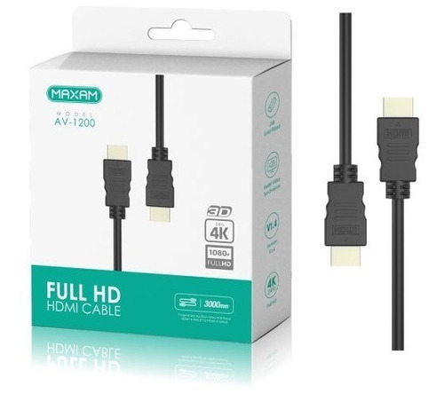 Cable Hdmi Full Hd 3.0mts