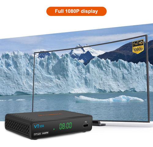 Receptor Satélite Decodificador Tv Banda C Ku Dvb-s/s2/s2x