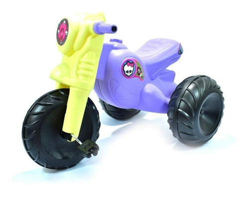 Moto Triciclo Monster Niñas Morada Boy Toys 