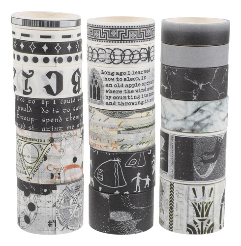 Adhesivos Decorativos Retro Washi Tape, 20 Rollos
