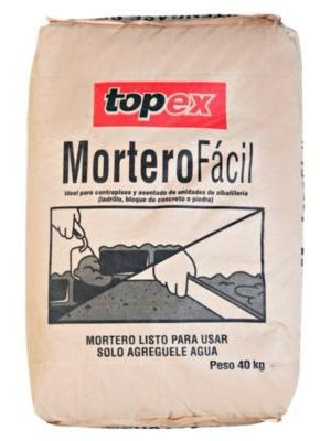 Topex Mortero Fácil 40 Kg Consult Stock