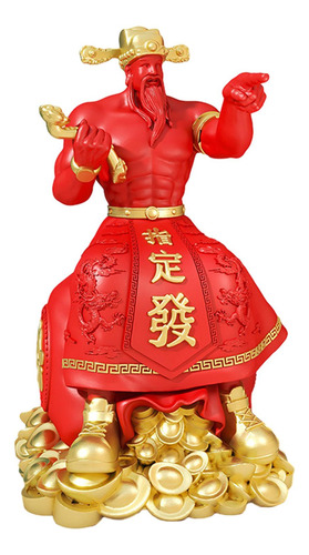 Estatua De Cai Shen, Poseedor De China, Estatua, Escultura