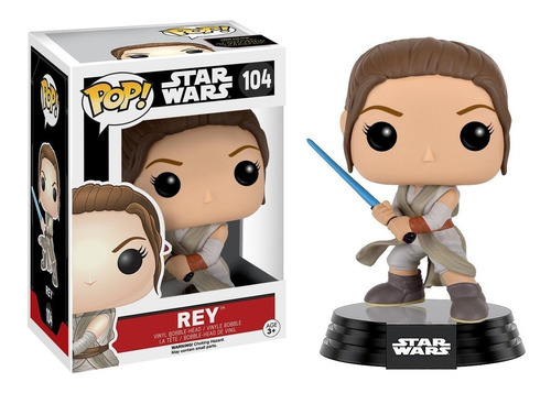 Funko Pop Star Wars The Force Awakens Rey With Lightsaber
