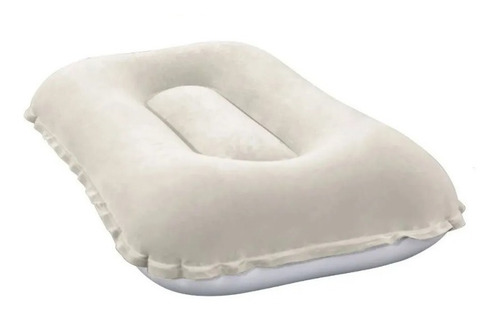 Imagen 2 de 5 de Almohada Inflable Bestway Afelpada Carpa Colchon Inflable