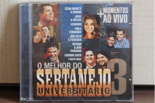 Cd Coletânea - O Melhor Do Sertanejo Universitário 3 (aed)