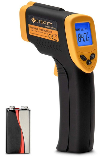 Termómetro Digital Láser Temperatura Infraroj -50ºc A 380ºck