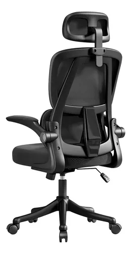 comprar Silla Amia Ergonómica Silla De Escritorio Soporte Lumbar Elástico Silla de Oficina Giratoria Vidita Color Negro