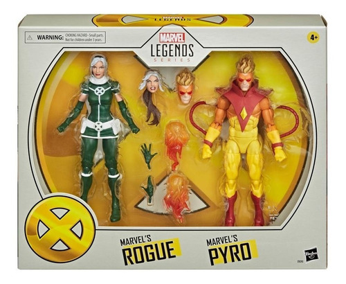 X-men 20th Anniversary Marvel Legends Rogue & Pyro Hasbro