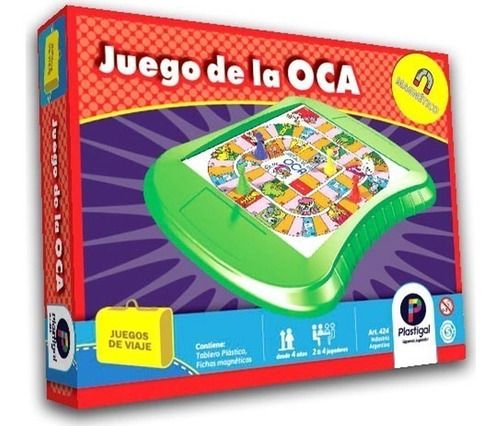 Juego De Viaje-juego De La Oca Magnetico-plastigal Art.424