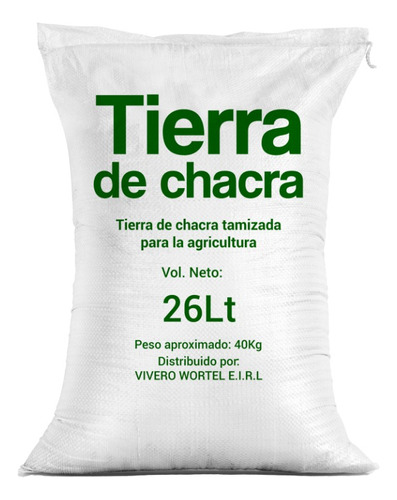 Tierra De Chacra X Saco De 40 Kg