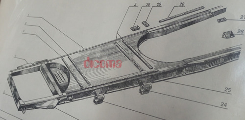 Goma Chasis Calze Carroceria Citroen 2cv