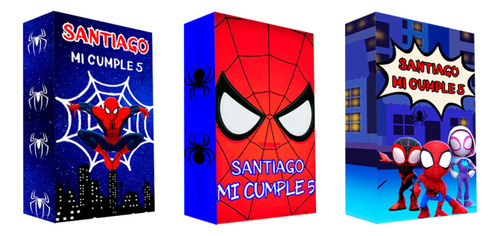 Bolsitas Cumpleaños Personalizada X30 Spiderman 