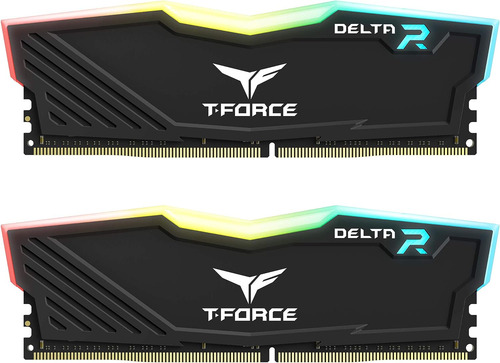Memoria Teamgroup T-force Delta, 2 X 8 Gb, Rgb, Ddr4, Negro
