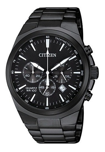 Relógio Masculino Citizen An8175-55e Quartzo Aço Inox Preto