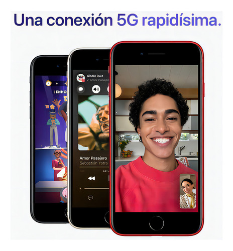 iPhone SE (3rd Generation) 64 GB azul medianoche - Excelente (Reacondicionado)