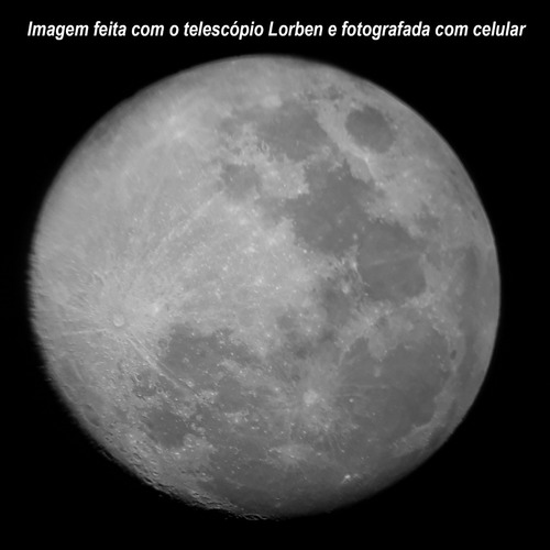 Telescopio Astronomico Terrestre Refrator Profissional Alumínio Lentes De Vidro Intercambiáveis De 50x E 100x