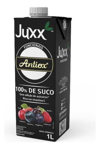 Suco Antioxidante Funcionais Natural Antiox 1 Litro Juxx