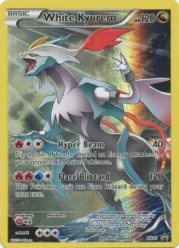 White Kyurem Xy81 Full Art Promo Pokemon Tcg