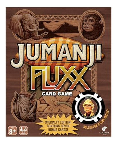 Juego De Cartas Jumanji Fluxx - Caos En La Jungla.