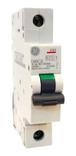 comprar Llave Termica Unipolar 1x 63a 6ka Curva C General Electric