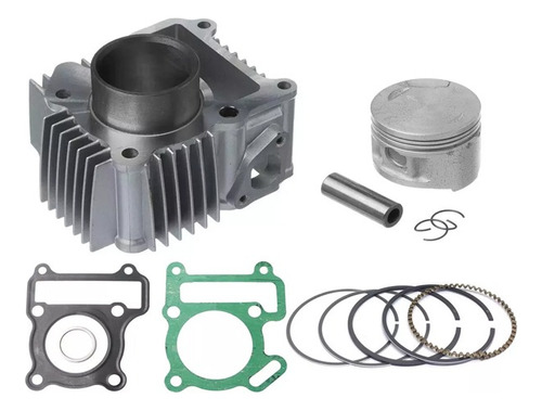 Cilindro Pistao Anel Junta Camisa Moto Dafra Zig 100 Zig 110