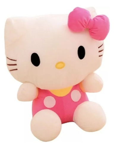 Manú Presentes Hello Kitty Pelúcia 20cm Rosa Macia Brinquedo Infantil Fofa