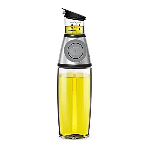 Measuring Oil Dispenser, Glass Oil Vinegar Dispenser Wi...