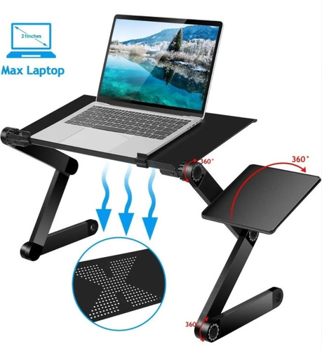 Mesa Metal Ventilador Laptop Posa Mouse Modelo 2019 Pc Cpu