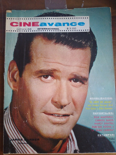 James Garner Revista Cine Avance Internacional Carroll Baker