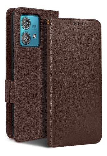 For Motorola Edge 40 Neo Litchi Pu Wallet Card Slot Case