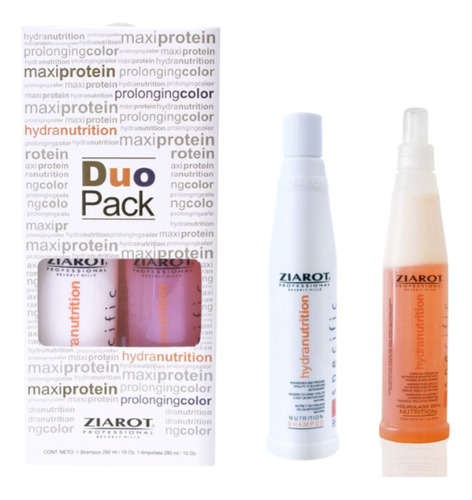  Dúopacktratamientohydranutrition Shampoo/spray Ziarot 2pieza