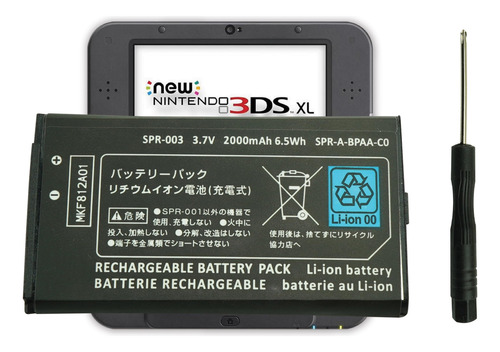 Bateria Recargable Nintendo Para New 3ds 2ds Xl 2500mah 3.7v