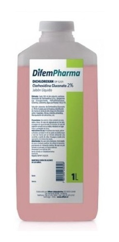 Jabon Liquido Clorhexidina 2% Diclorhexan - Fc 1 Litro
