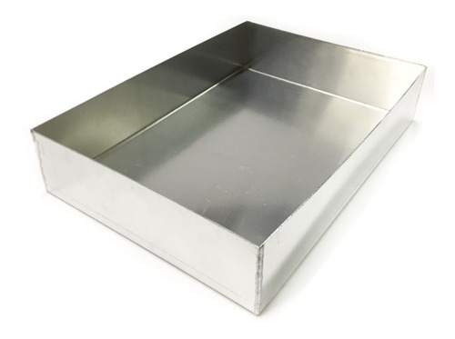 Molde Asadera Aluminio Alta Soldada 25x35 Torta Sopa Inglesa