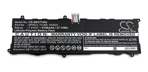 Reemplazo Para Dell Venue 11 Pro 7140 2h2g4 Hfrc3 Txj69