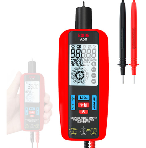 Probador De Capacitancia De Resistencia De Corriente Lcd Con